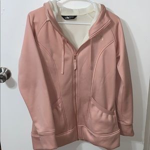 Pink north face jacket